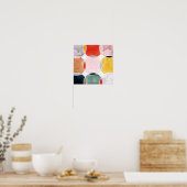 Gevoelig - cirkelpatroon poster (Keuken)