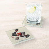 Gevoelig Glazen Onderzetter (Schuin)