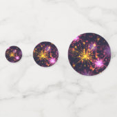 Gevoelig vuurwerk confetti (Achterkanten)