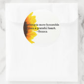 Gevoelige Bedankt Ronde Sticker (Tas)