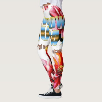  gevoelige bloemblaadjes Planten bloeien Abstracte Leggings