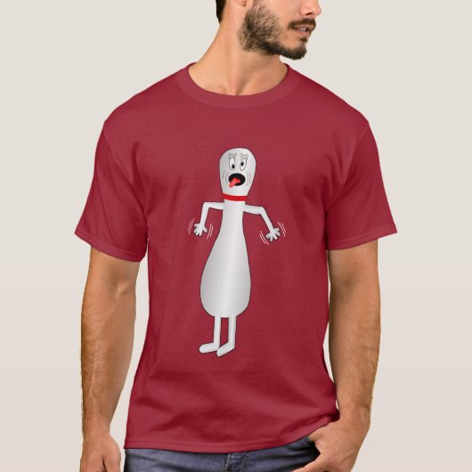 Gevoelige Bowling Pin T-shirt (Voorkant)