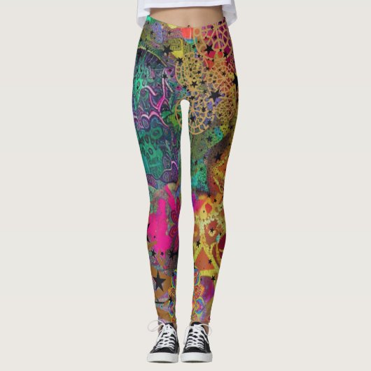 Gevoelige moslim leggings (Voorkant)