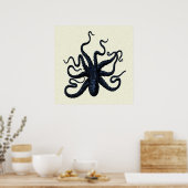 Gevoelige Octopus Print (Keuken)