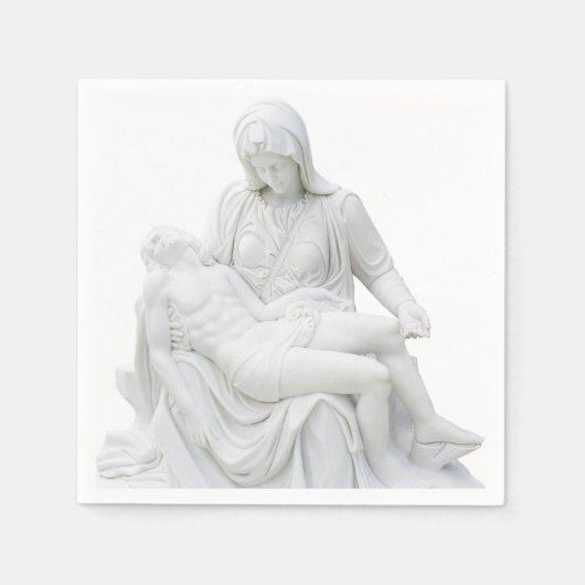 Gevoelige Pieta Servetten (Voorkant)