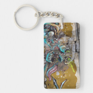 Gevoelige schedel sleutelhanger