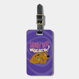Gevoelige Scooby-Doo Bagagelabel