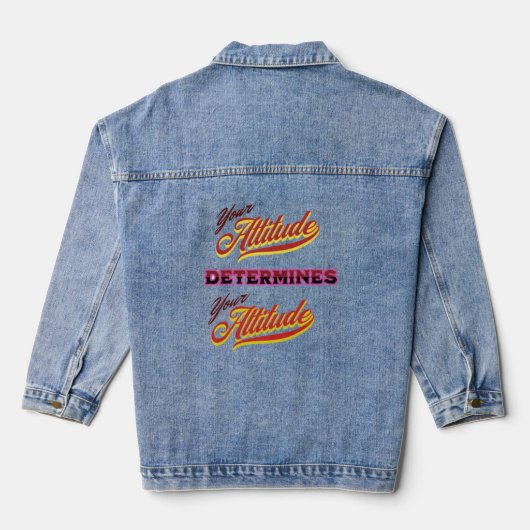 Gevoeligheid Denim Jacket (Achterkant)