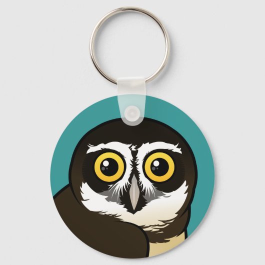 Gevogelte met brillenglazen sleutelhanger (Voorkant)