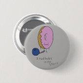 Gevonden Doughnut Ronde Button 5,7 Cm (Voorkant /achterkant)