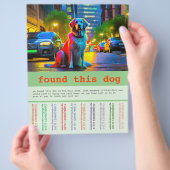 Gevonden hond flyer (Hand)