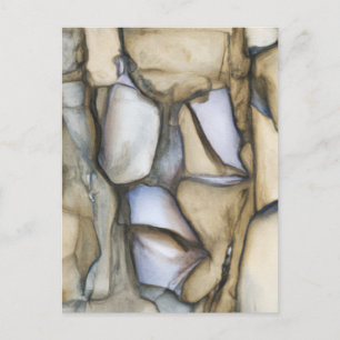 Gevonden kunst - Cool Rock Pattern Briefkaart