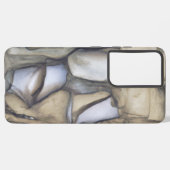 Gevonden kunst - Cool Rock Pattern Samsung Galaxy Hoesje (Linkerkant)