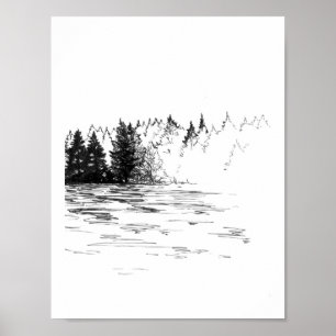 Gevonden: Natuur Fog Poster