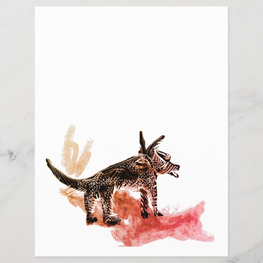 Gevonden Poster grafisch ontwerp van Dog Flyer (Achterkant)