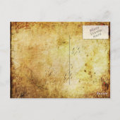 gevonden postkaart voor schatten (Achterkant)