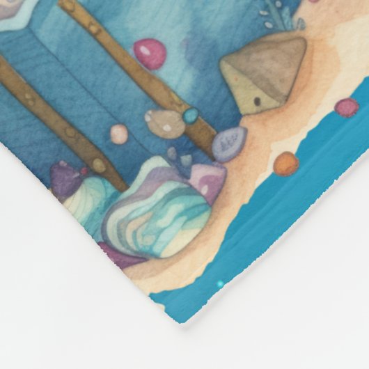 Gevonden schatkist Fleece Deken (Hoek)