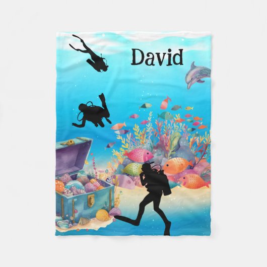 Gevonden schatkist Fleece Deken (Voorkant)