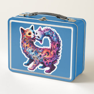 Gevorkte Kat en RCR Metal Lunchbox
