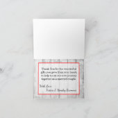 Gevouwen bedankkaart Mr. en Mrs. Banner (Binnen)