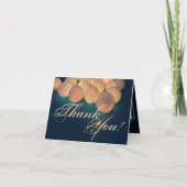 Gevouwen bedankkaartje String Lights Night Lantern Bedankkaart (Voorkant)