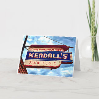 Gevouwen  Beer Sign Kaart