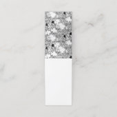 Gevouwen benoemingskaart afsprakenkaart (Buitenkant ongevouwen)