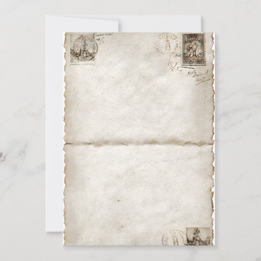 Gevouwen  Briefkaarten panelen (Voorkant)