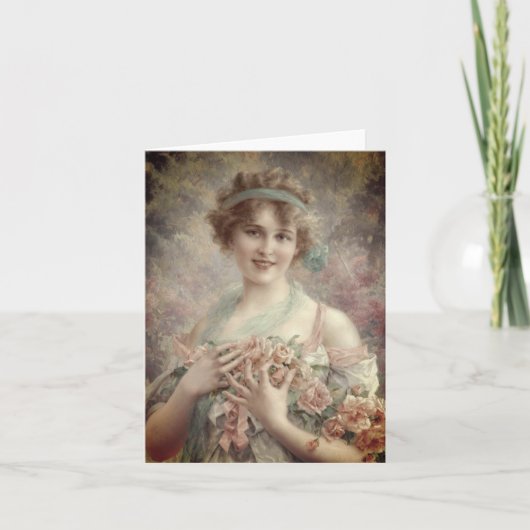 Gevouwen dank bedankkaart (Voorkant)