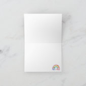 Gevouwen dank bedankkaart (Binnen)