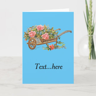 Gevouwen dank bedankkaart