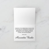 Gevouwen dank bedankkaart (Binnen)