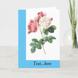 Gevouwen dank bedankkaart