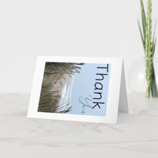 Gevouwen dank bedankkaart