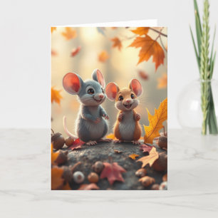 Gevouwen dank bedankkaart