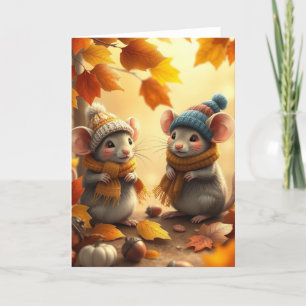 Gevouwen dank bedankkaart