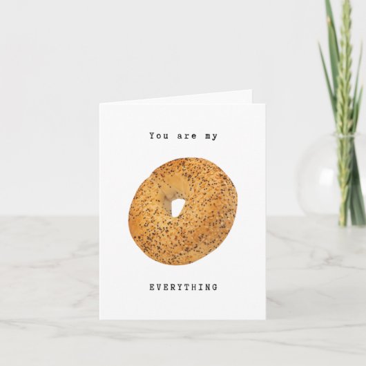 Gevouwen dank bedankkaart (Voorkant)