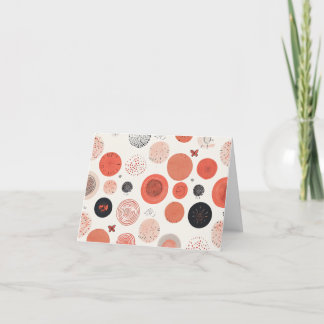 Gevouwen dank bedankkaart