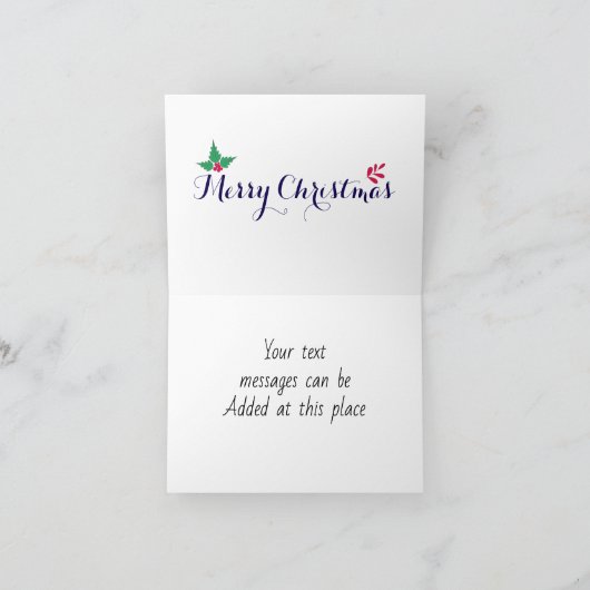 Gevouwen dank bedankkaart (Binnen)