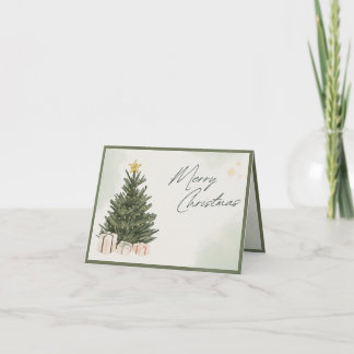 Gevouwen dank bedankkaart