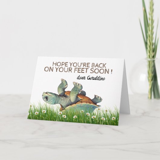 Gevouwen dank bedankkaart (Voorkant)