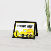 Gevouwen dank u kaart constructie (Voorkant)