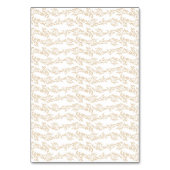 Gevouwen DIY Classic Monogram Gold Crest Place Car Kaart (Achterkant)