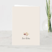 Gevouwen Folie Wenskaart (Achterkant)