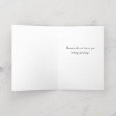Gevouwen Folie Wenskaart (Binnenlaag)