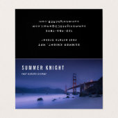 Gevouwen Foto Makelaar makelaar makelaar makelaar Visitekaartjes (Buitenkant ongevouwen)