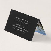 Gevouwen Foto Makelaar makelaar makelaar makelaar Visitekaartjes (Achterkant)