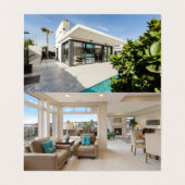 Gevouwen Foto Makelaar makelaar makelaar makelaar Visitekaartjes (Binnenkant ongevouwen)