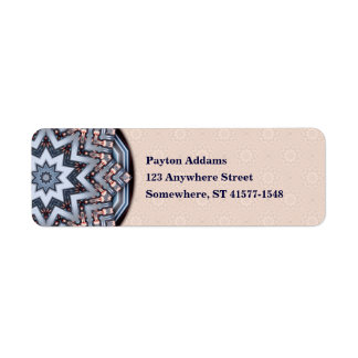 Gevouwen hoeken Mandala ・ Label