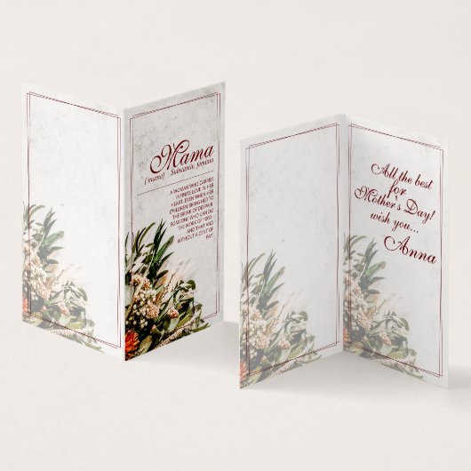 Gevouwen kaart (Binnen en buitenkant)